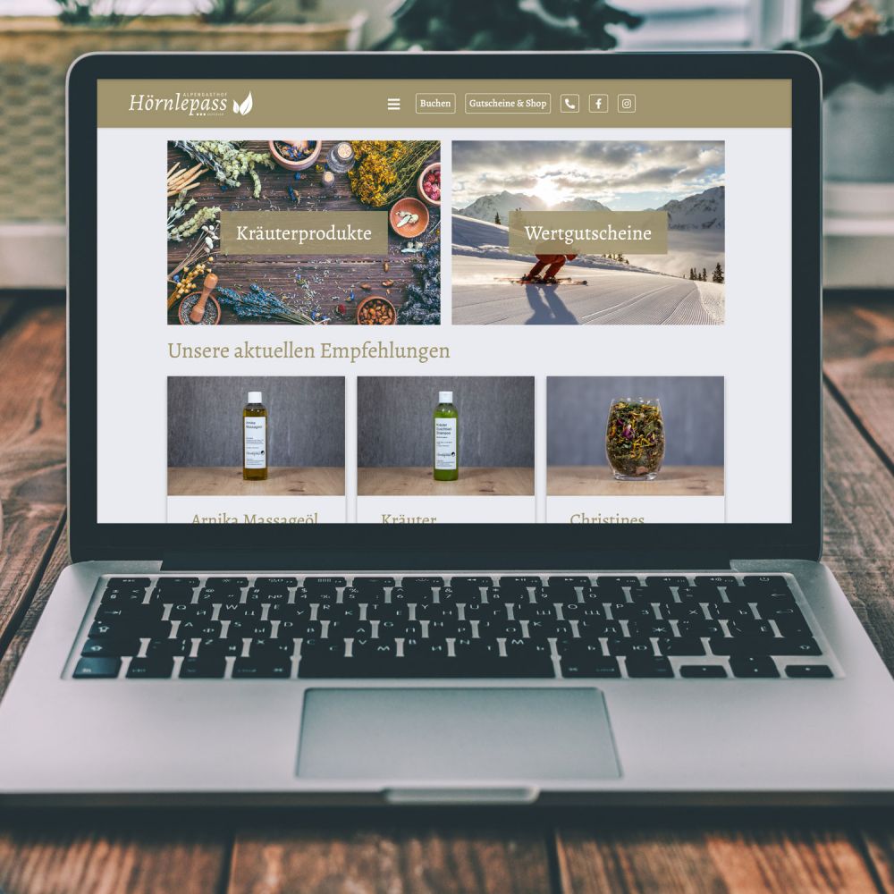 Holen Sie sich das Hörnlepass-Urlaubsgefühl in die eigenen vier Wände mit dem Hörnlepass Onlineshop