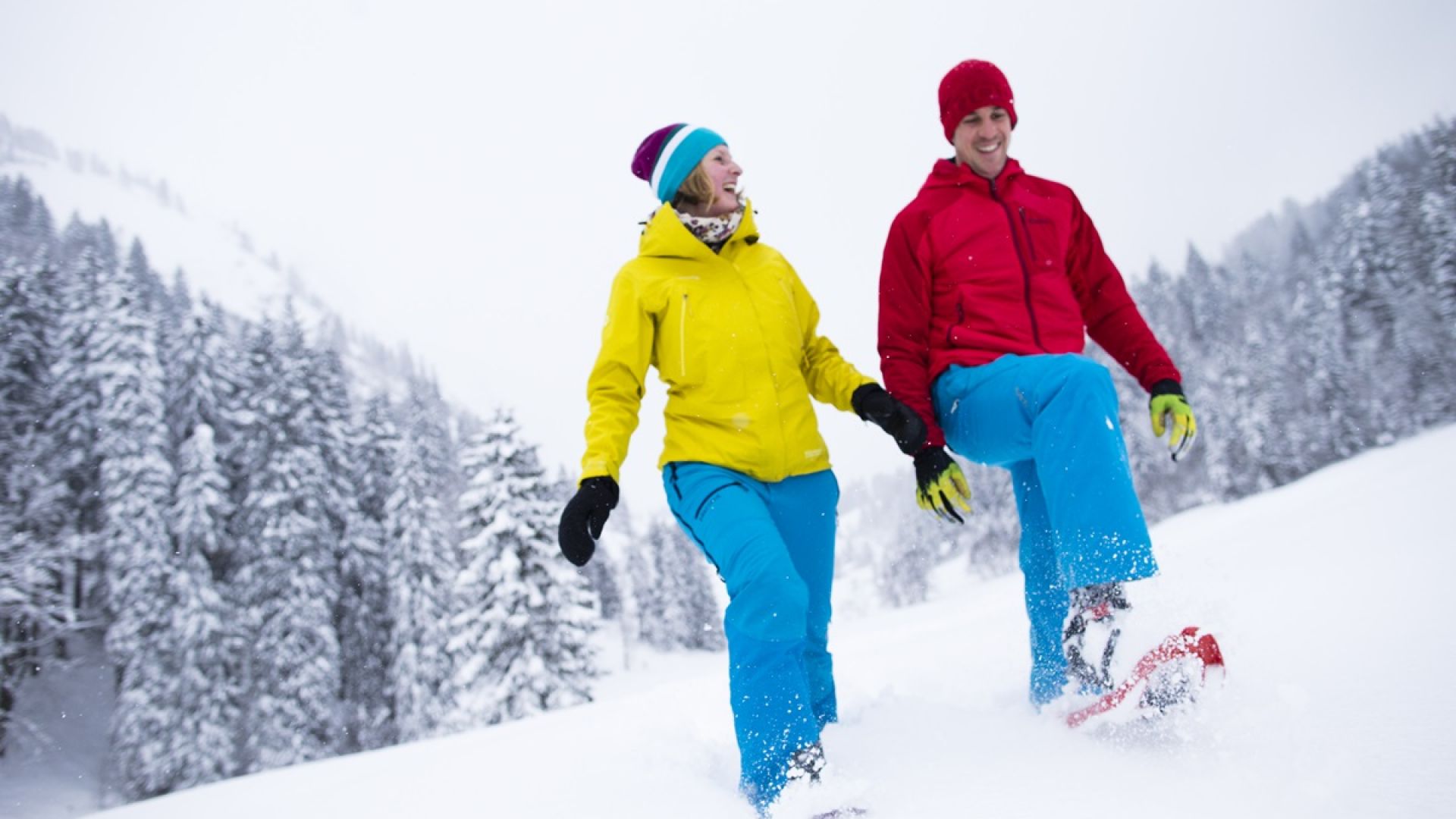 Schneeschnuhwander am Hörnlepass - das Naturerlebnis im Kleinwalsertal